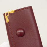 【6cb2731】カルティエ キーケース レザー ボルドー ゴールド金具【中古】メンズ レディース ユニセックス