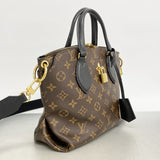 ★最終価格★SALE【6cb2762-k】ルイヴィトン ハンドバッグ モノグラム フラワージップドトートPM M44351 ブラウン 2wayバッグ【中古】レディース