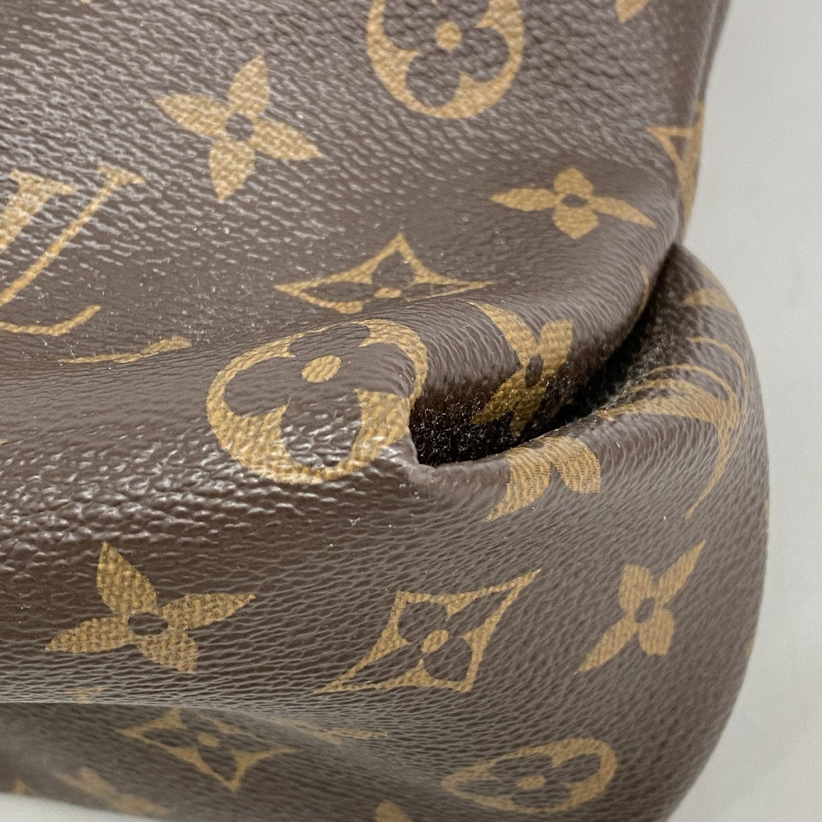 ★最終価格★SALE【6cb2762-k】ルイヴィトン ハンドバッグ モノグラム フラワージップドトートPM M44351 ブラウン 2wayバッグ【中古】レディース