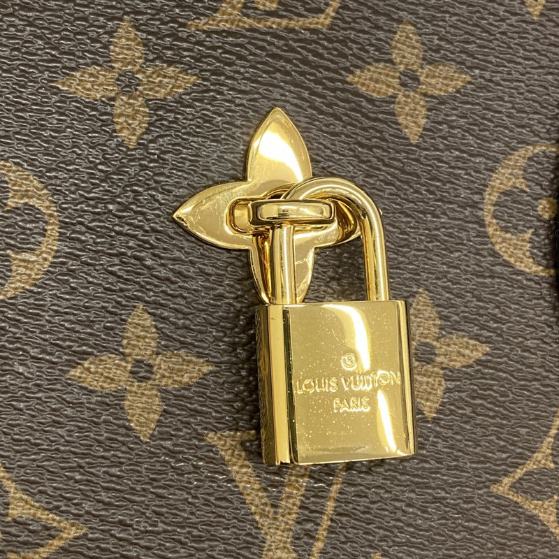 ★最終価格★SALE【6cb2762-k】ルイヴィトン ハンドバッグ モノグラム フラワージップドトートPM M44351 ブラウン 2wayバッグ【中古】レディース