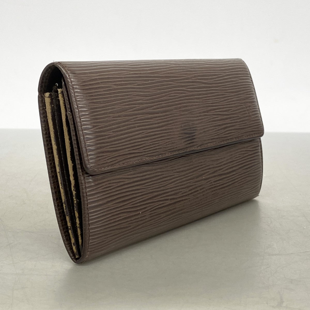 【6cb2771】ルイヴィトン 長財布 エピ ポシェットポルトモネクレディ M6357D モカ【中古】レディース