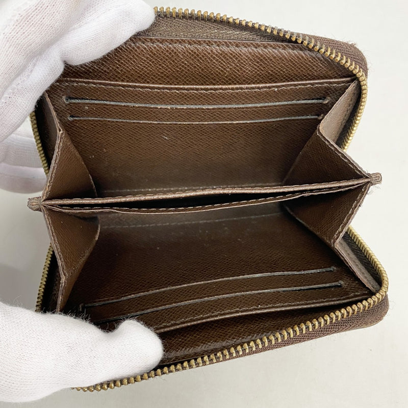 【6cb2772】ルイヴィトン コインケース ダミエ ジッピーコインパース N63070 エベヌ【中古】メンズ レディース ユニセックス