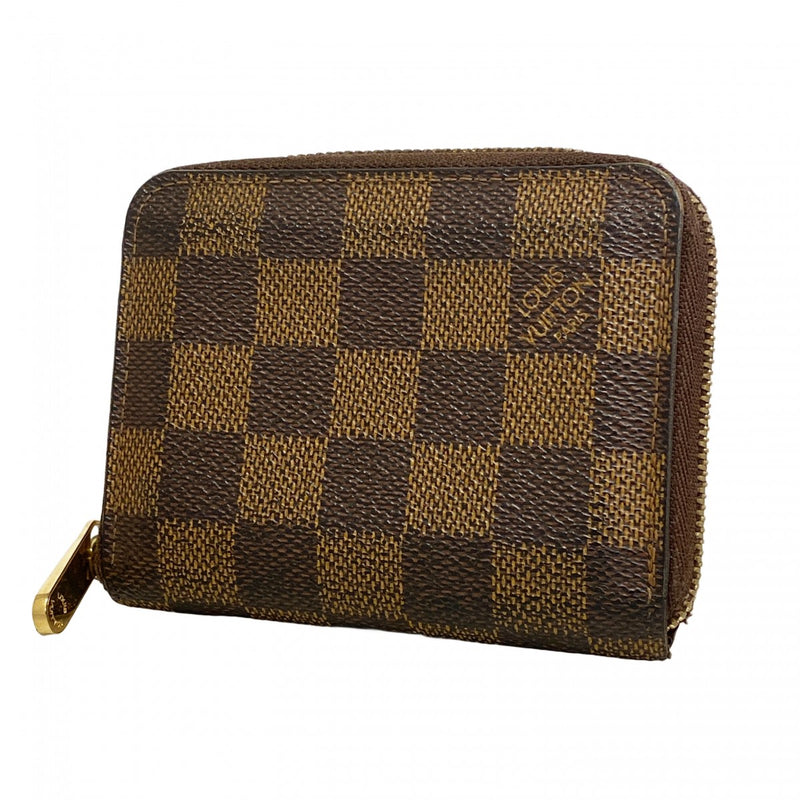 【6cb2772】ルイヴィトン コインケース ダミエ ジッピーコインパース N63070 エベヌ【中古】メンズ レディース ユニセックス