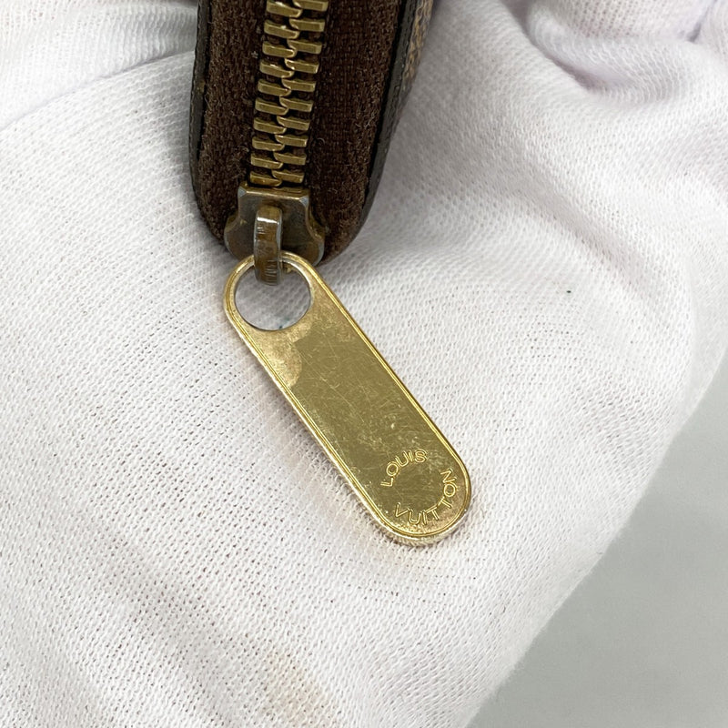 【6cb2772】ルイヴィトン コインケース ダミエ ジッピーコインパース N63070 エベヌ【中古】メンズ レディース ユニセックス