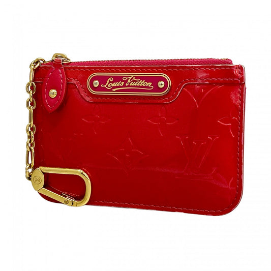 【6cb2773】ルイヴィトン コインケース ヴェルニ ポシェットクレNM M93637 ローズポップ【中古】レディース