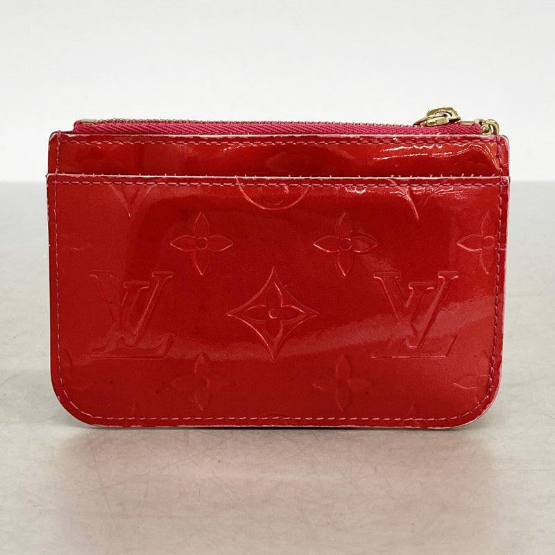 【6cb2773】ルイヴィトン コインケース ヴェルニ ポシェットクレNM M93637 ローズポップ【中古】レディース
