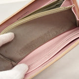 【6cb2774】シャネル 長財布 キャビアスキン ピンク シルバー金具【中古】レディース