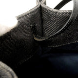 【6cb2776】グッチ ハンドバッグ 101919 デニム ブラック シルバー金具【中古】レディース