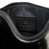 【6cb2776】グッチ ハンドバッグ 101919 デニム ブラック シルバー金具【中古】レディース