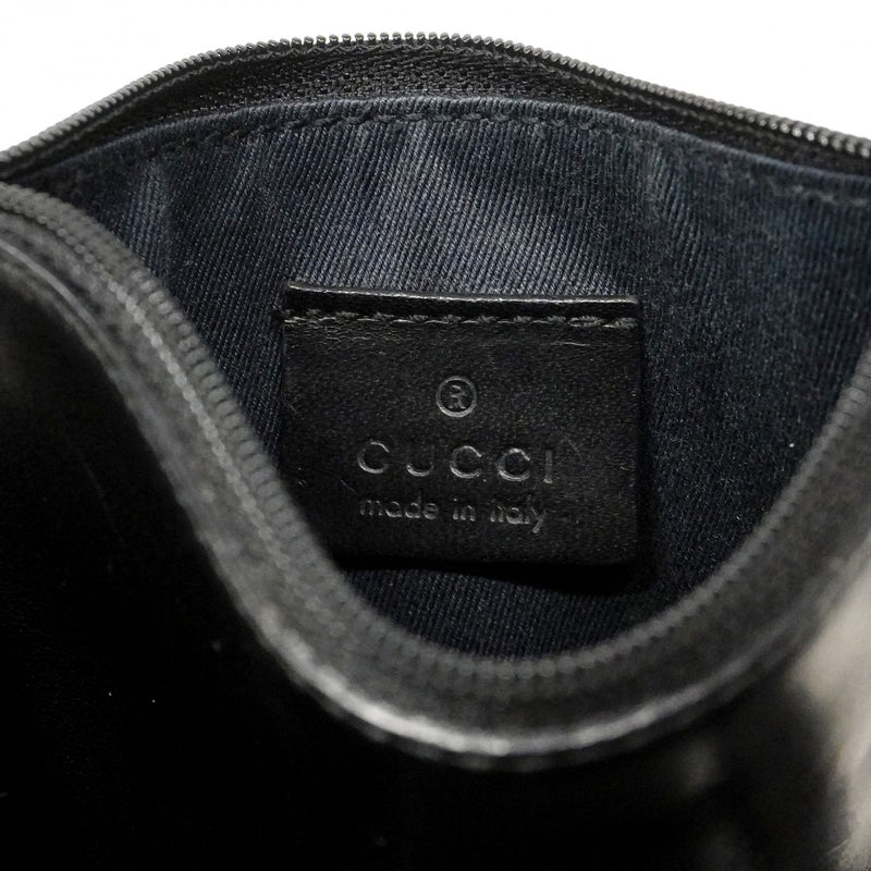 【6cb2776】グッチ ハンドバッグ 101919 デニム ブラック シルバー金具【中古】レディース