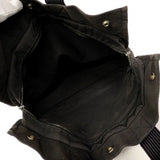 【6cb2777】エルメス トートバッグ エールラインMM キャンバス グレー シルバー金具【中古】メンズ レディース ユニセックス