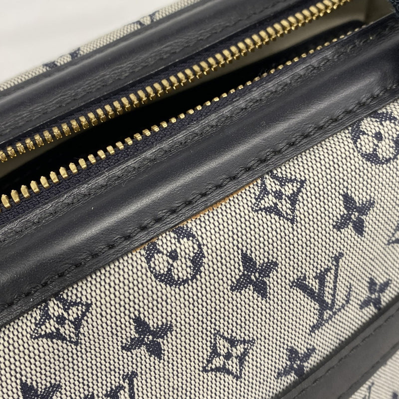 ★最終価格【6cc2840】ルイヴィトン ハンドバッグ モノグラム・ミニ ジョセフィーヌPM M92312 ブルー【中古】レディース