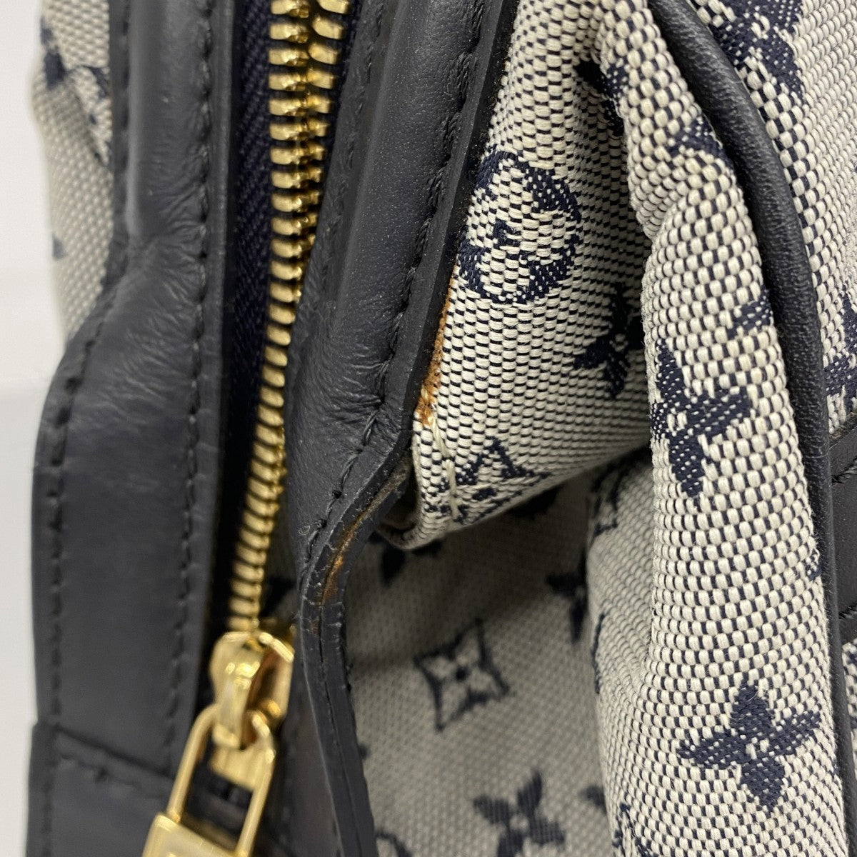 ★最終価格【6cc2840】ルイヴィトン ハンドバッグ モノグラム・ミニ ジョセフィーヌPM M92312 ブルー【中古】レディース