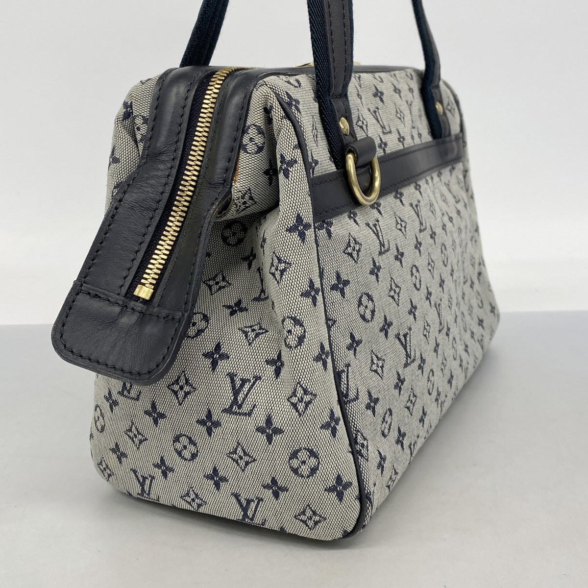 ★最終価格【6cc2840】ルイヴィトン ハンドバッグ モノグラム・ミニ ジョセフィーヌPM M92312 ブルー【中古】レディース