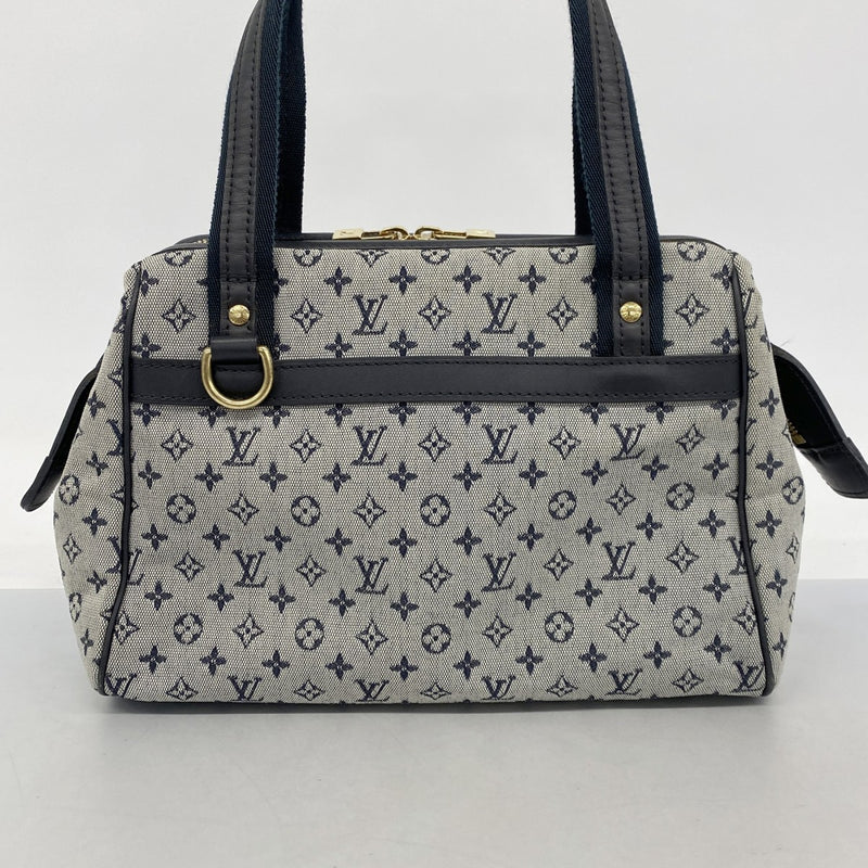 ★最終価格【6cc2840】ルイヴィトン ハンドバッグ モノグラム・ミニ ジョセフィーヌPM M92312 ブルー【中古】レディース