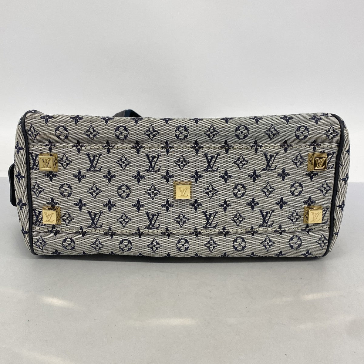 ★最終価格【6cc2840】ルイヴィトン ハンドバッグ モノグラム・ミニ ジョセフィーヌPM M92312 ブルー【中古】レディース