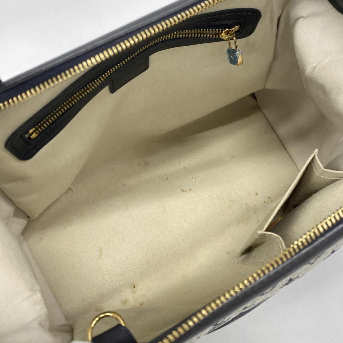 ★最終価格【6cc2840】ルイヴィトン ハンドバッグ モノグラム・ミニ ジョセフィーヌPM M92312 ブルー【中古】レディース