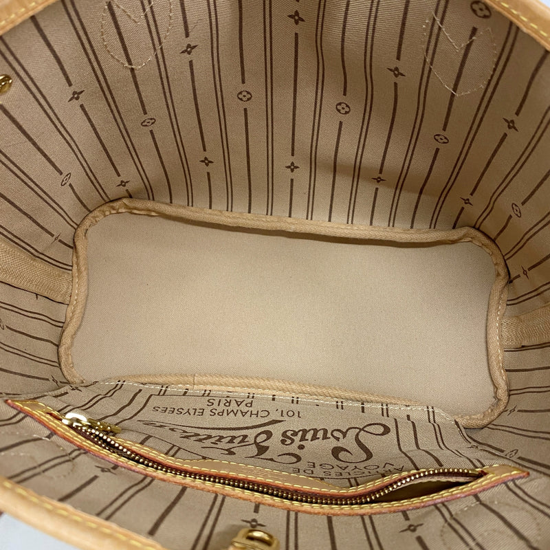 【6cc2848】ルイヴィトン トートバッグ モノグラム ネヴァーフルPM M40155 ブラウン【中古】レディース