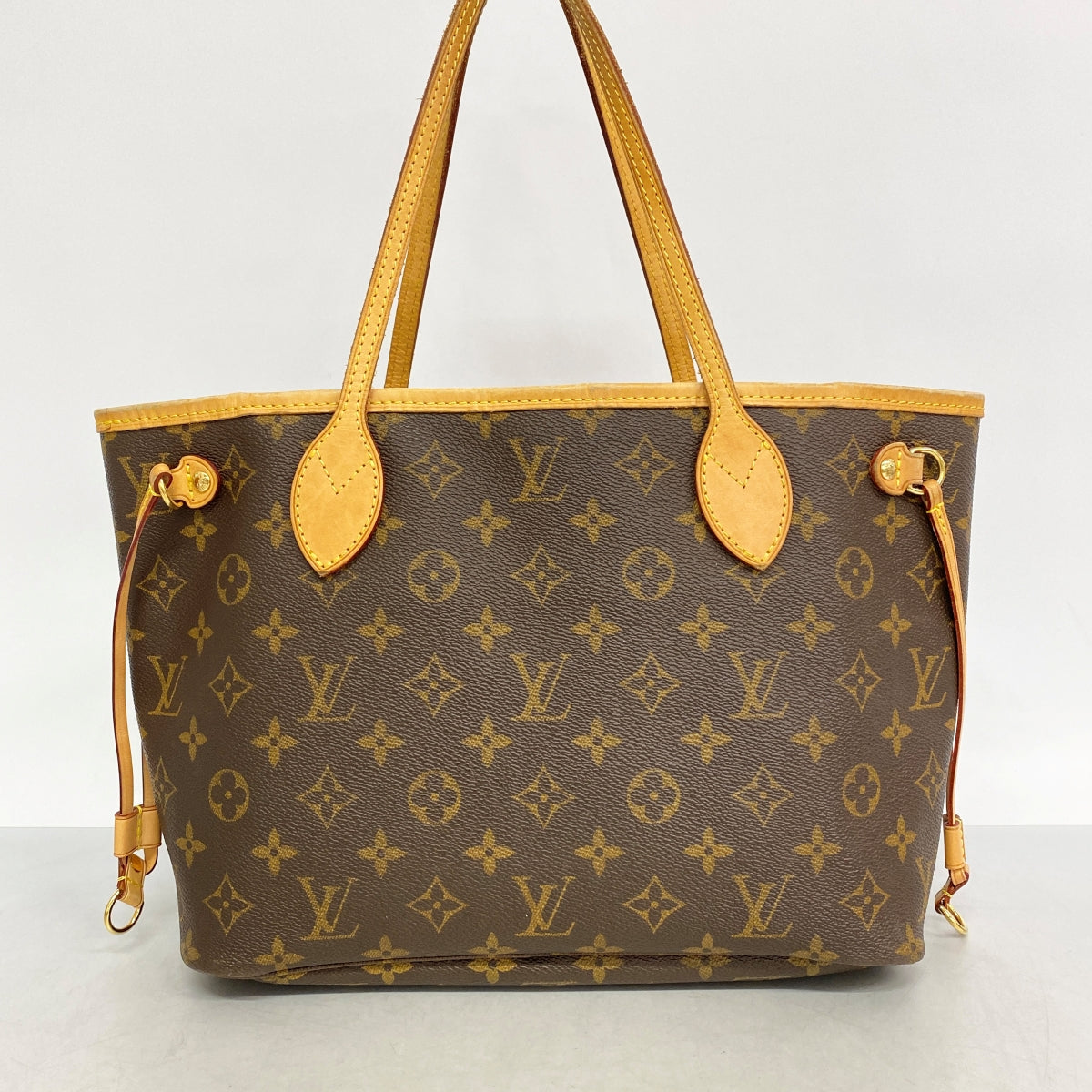 【6cc2848】ルイヴィトン トートバッグ モノグラム ネヴァーフルPM M40155 ブラウン【中古】レディース