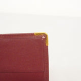 ★SALE【6cc2892】カルティエ 長札入れ マスト レザー ボルドー ゴールド金具【中古】メンズ レディース ユニセックス