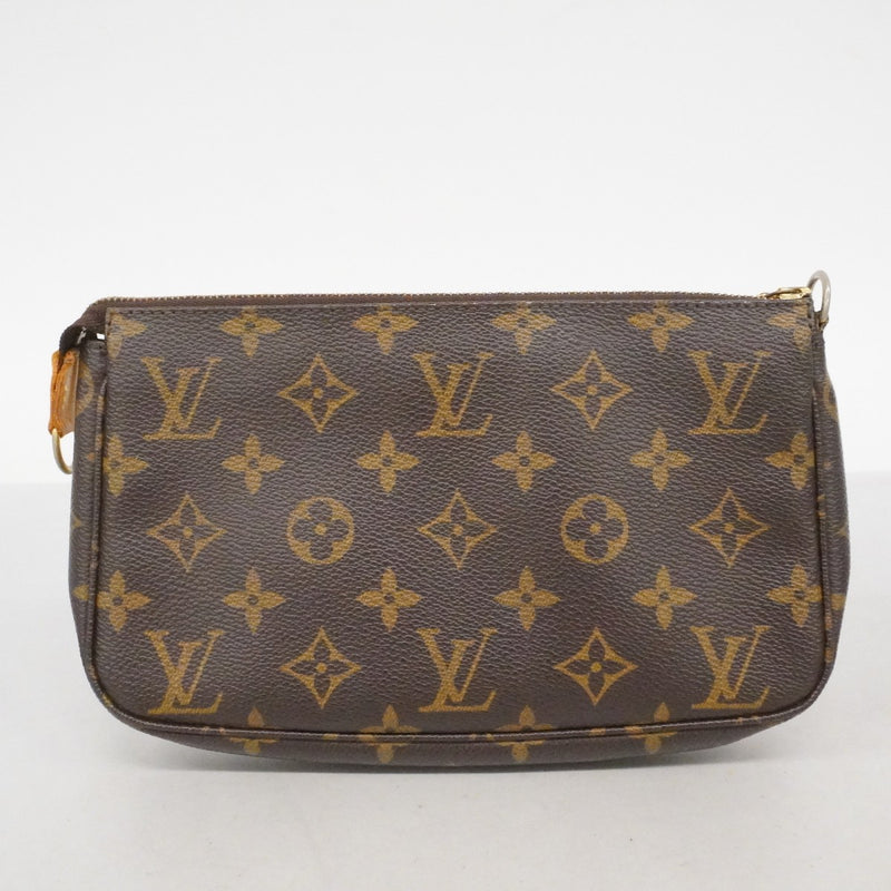 【6cc2904】ルイヴィトン ポーチ モノグラム ポシェットアクセソワール M51980 ブラウン【中古】レディース