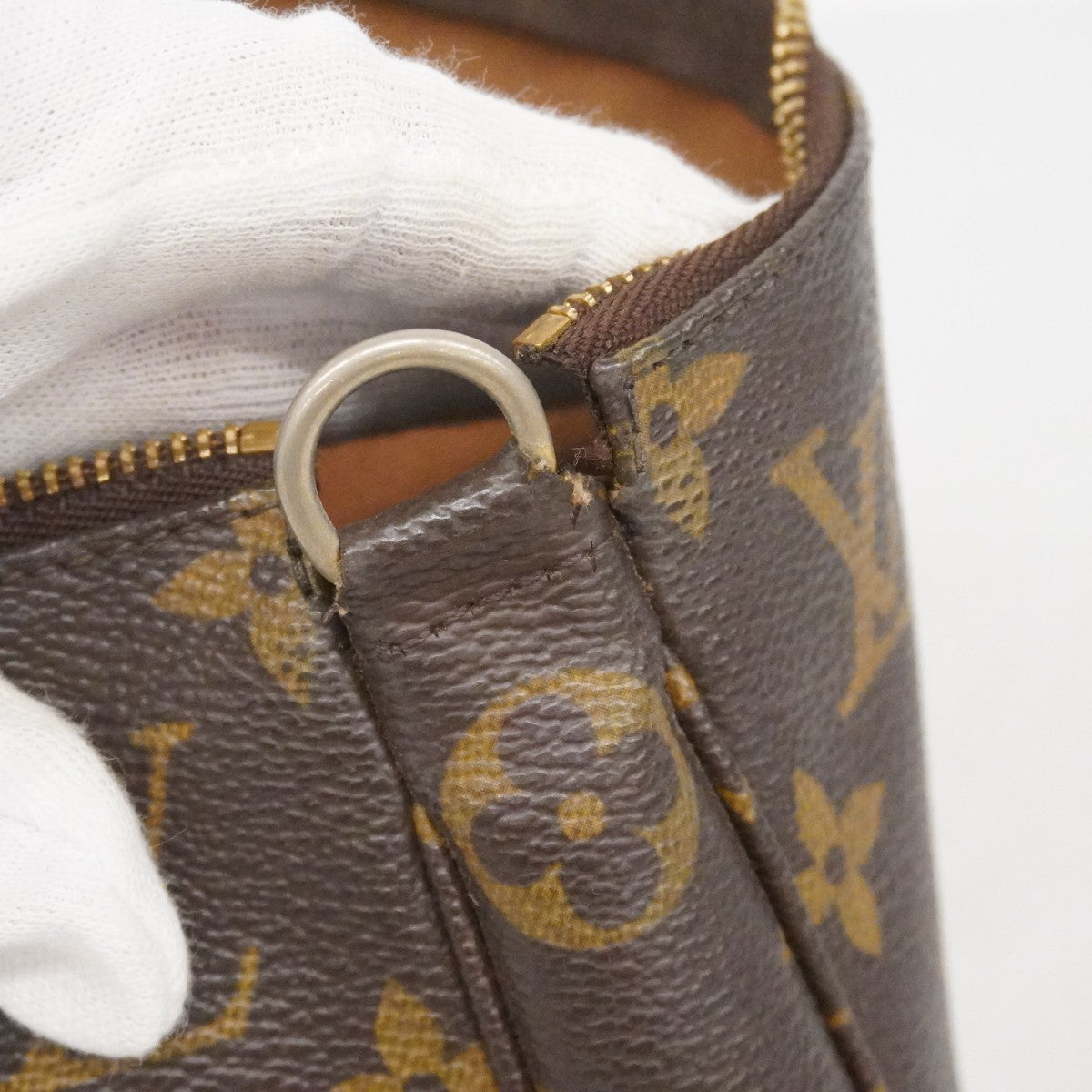 【6cc2904】ルイヴィトン ポーチ モノグラム ポシェットアクセソワール M51980 ブラウン【中古】レディース