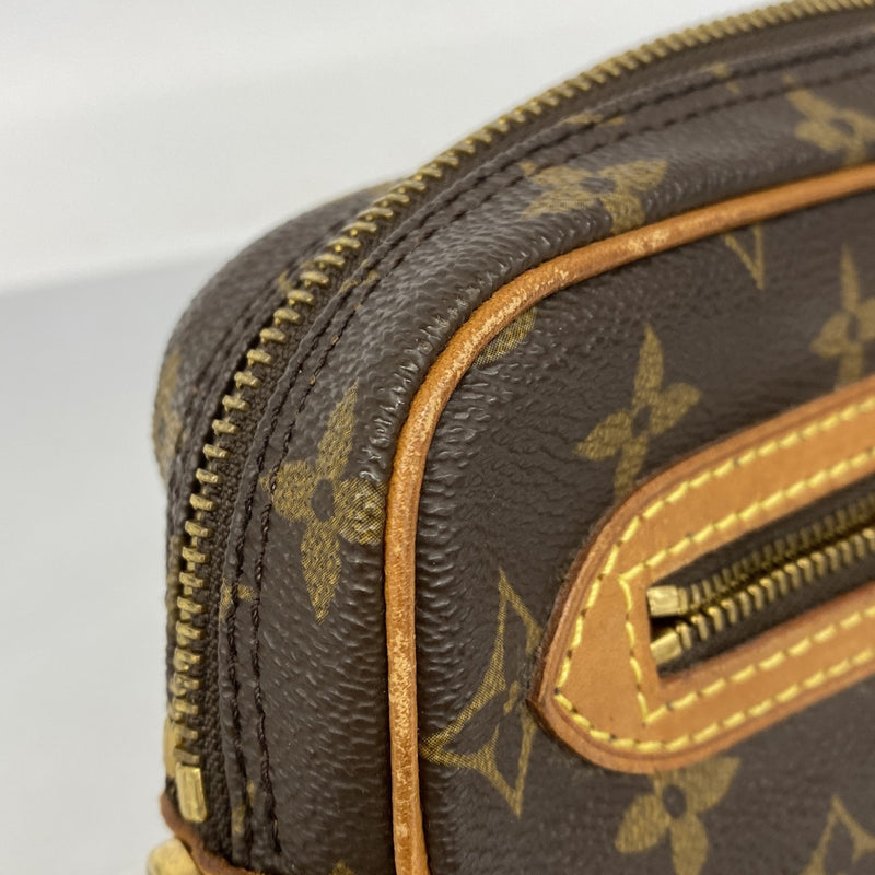 ★最終価格【6cc2906】ルイヴィトン クラッチバッグ モノグラム マルリードラゴンヌGM M51825 ブラウン【中古】メンズ