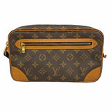 ★最終価格【6cc2906】ルイヴィトン クラッチバッグ モノグラム マルリードラゴンヌGM M51825 ブラウン【中古】メンズ