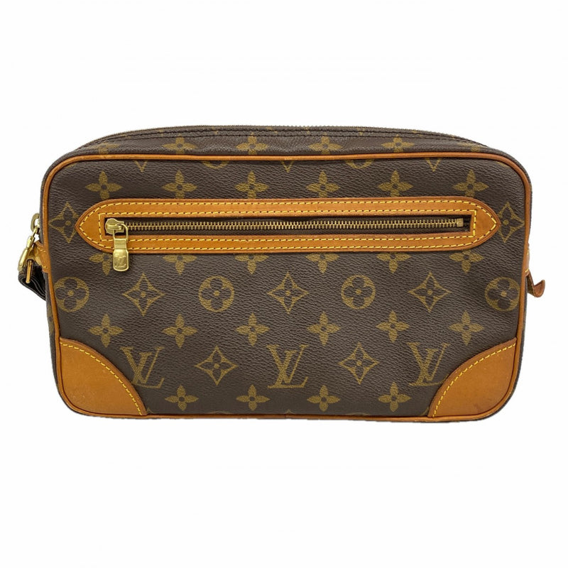 ★最終価格【6cc2906】ルイヴィトン クラッチバッグ モノグラム マルリードラゴンヌGM M51825 ブラウン【中古】メンズ