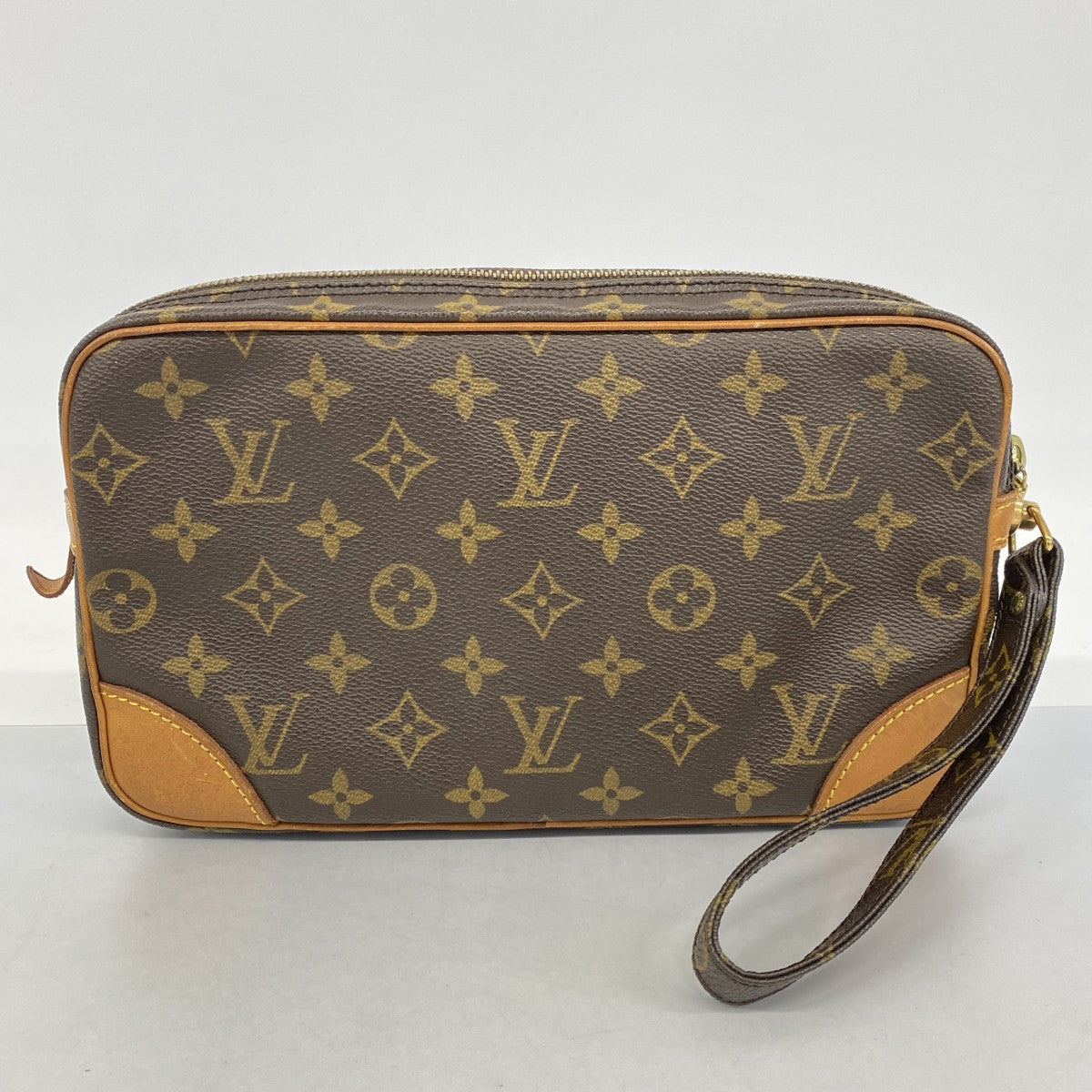 ★最終価格【6cc2906】ルイヴィトン クラッチバッグ モノグラム マルリードラゴンヌGM M51825 ブラウン【中古】メンズ