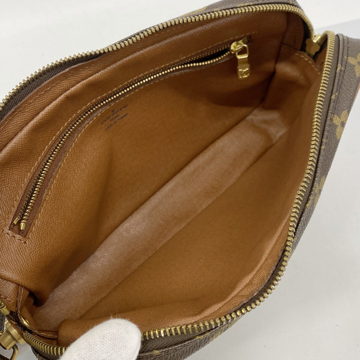 ★最終価格【6cc2906】ルイヴィトン クラッチバッグ モノグラム マルリードラゴンヌGM M51825 ブラウン【中古】メンズ