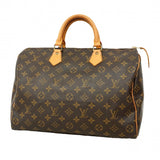 【6cc2922】ルイヴィトン ハンドバッグ モノグラム スピーディ35 M41107 ブラウン【中古】レディース