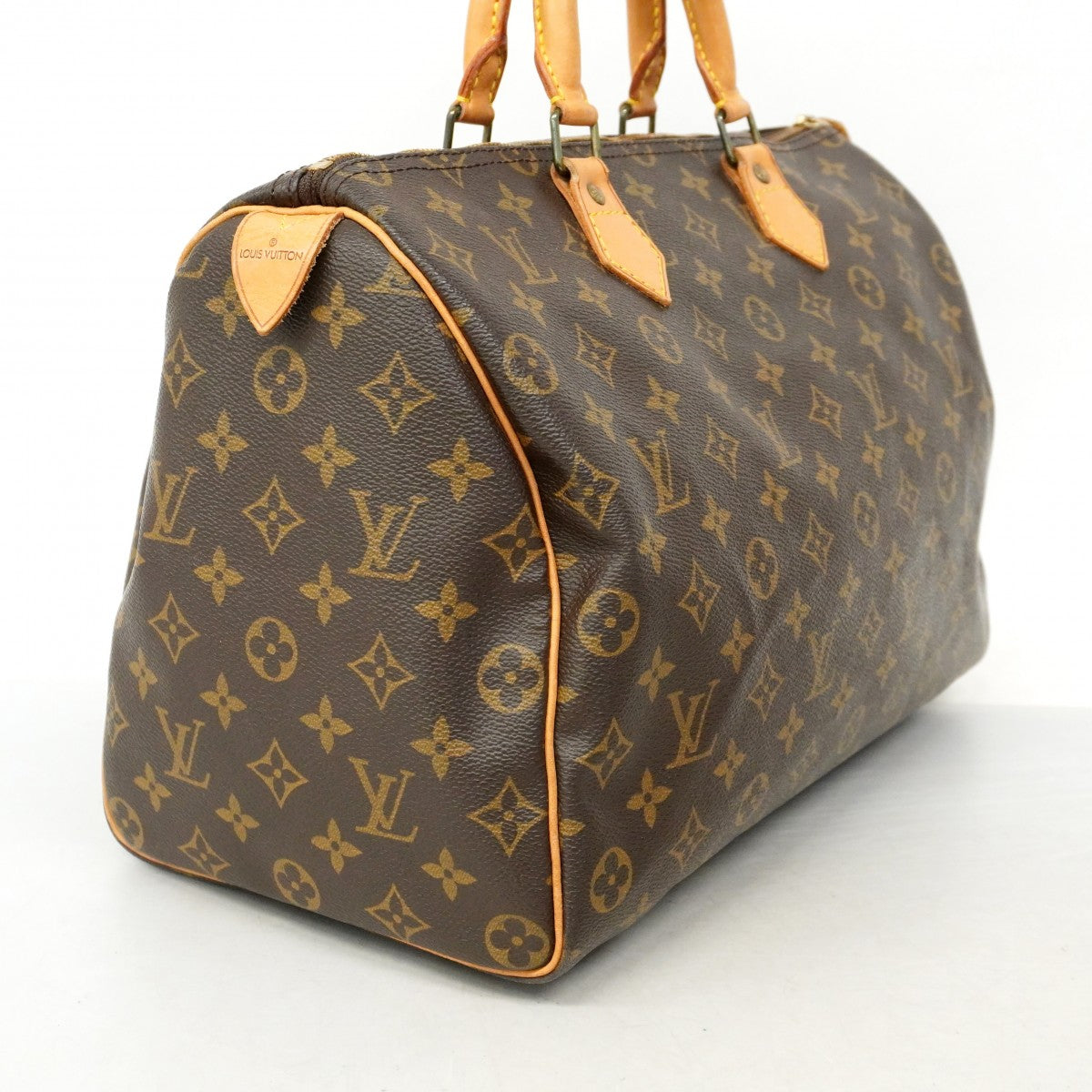 【6cc2922】ルイヴィトン ハンドバッグ モノグラム スピーディ35 M41107 ブラウン【中古】レディース