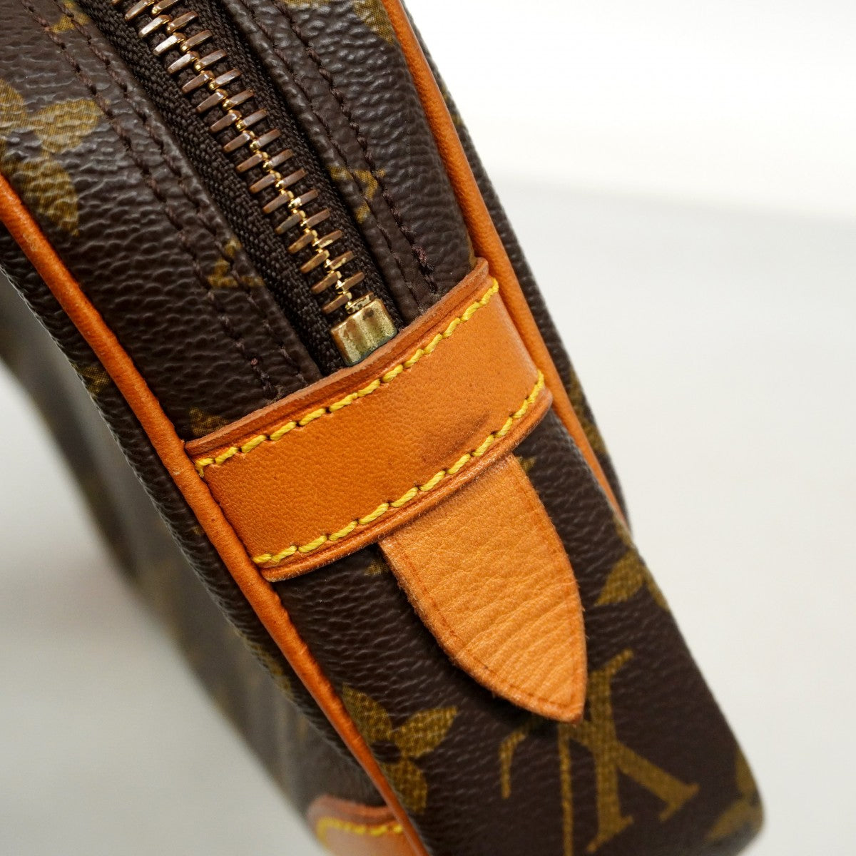 【6cc2924】ルイヴィトン クラッチバッグ モノグラム マルリードラゴンヌGM M51825 ブラウン【中古】メンズ