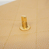 ★最終価格★SALE【6cc2957-k】シャネル ハンドバッグ マトラッセ キャビアスキン ピンクベージュ ゴールド金具【中古】レディース