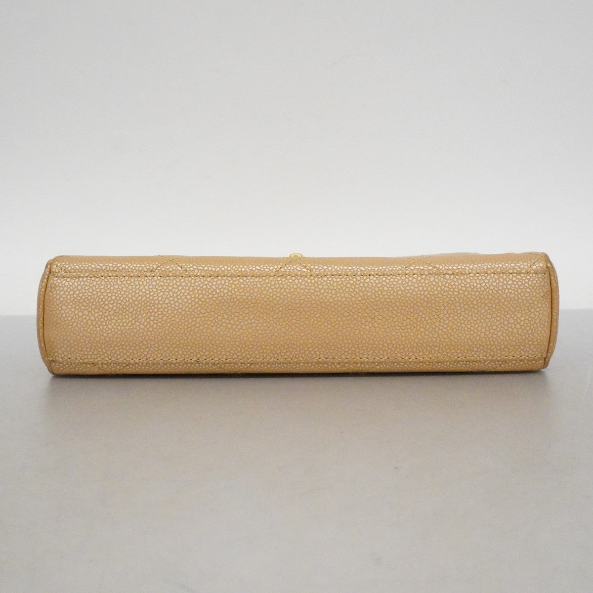 ★最終価格★SALE【6cc2957-k】シャネル ハンドバッグ マトラッセ キャビアスキン ピンクベージュ ゴールド金具【中古】レディース