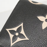 ★在庫処分★最終価格【6cc2973-k】ルイヴィトン 長財布 モノグラム・アンプラント バイカラー ジッピーウォレット M80481 ベージュ ノワール【中古】レディース