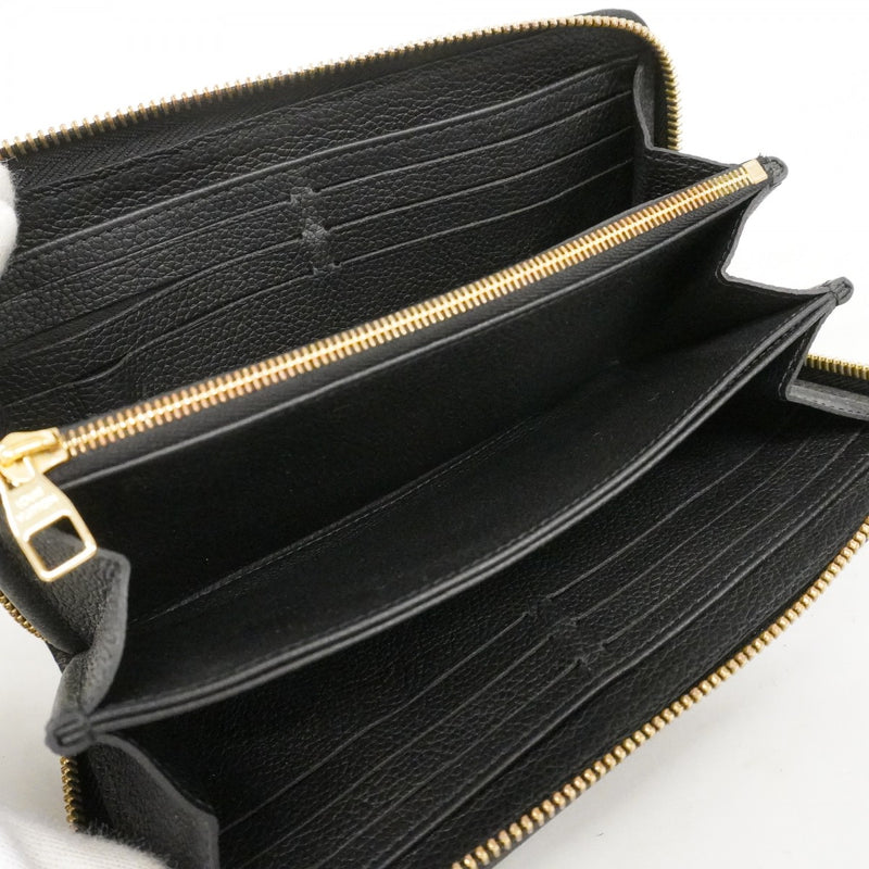 ★在庫処分★最終価格【6cc2973-k】ルイヴィトン 長財布 モノグラム・アンプラント バイカラー ジッピーウォレット M80481 ベージュ ノワール【中古】レディース