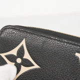 ★在庫処分★最終価格【6cc2973-k】ルイヴィトン 長財布 モノグラム・アンプラント バイカラー ジッピーウォレット M80481 ベージュ ノワール【中古】レディース