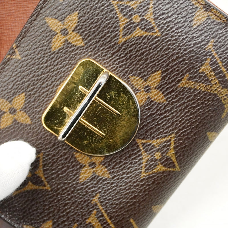 【6cc2993-k】ルイヴィトン 三つ折り財布 モノグラム ポルトフォイユコアラ M58013 ブラウン【中古】レディース