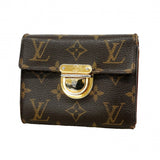 【6cc2993-k】ルイヴィトン 三つ折り財布 モノグラム ポルトフォイユコアラ M58013 ブラウン【中古】レディース