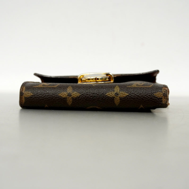 【6cc2993-k】ルイヴィトン 三つ折り財布 モノグラム ポルトフォイユコアラ M58013 ブラウン【中古】レディース