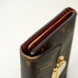 【6cc2993-k】ルイヴィトン 三つ折り財布 モノグラム ポルトフォイユコアラ M58013 ブラウン【中古】レディース