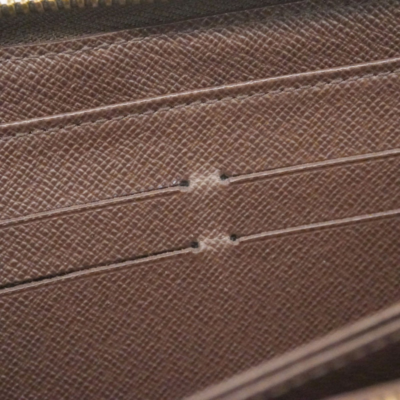 ★SALE【6cc3012】ルイヴィトン 長財布 ダミエ ジッピーウォレット N60015 エベヌ【中古】メンズ レディース ユニセックス