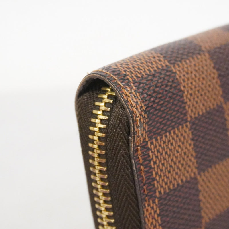 ★SALE【6cc3012】ルイヴィトン 長財布 ダミエ ジッピーウォレット N60015 エベヌ【中古】メンズ レディース ユニセックス