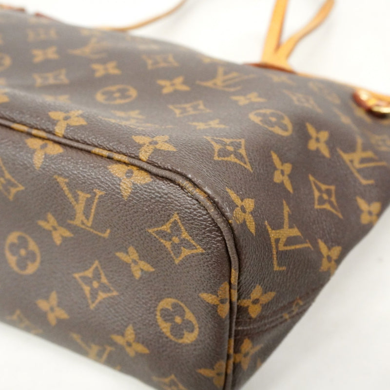 ★SALE【6cc3059】ルイヴィトン トートバッグ モノグラム ネヴァーフルPM M40155 ブラウン【中古】レディース