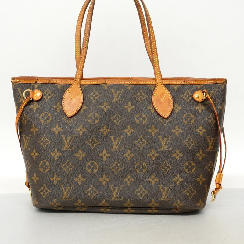 ★SALE【6cc3125】ルイヴィトン トートバッグ モノグラム ネヴァーフルPM M40155 ブラウン【中古】レディース