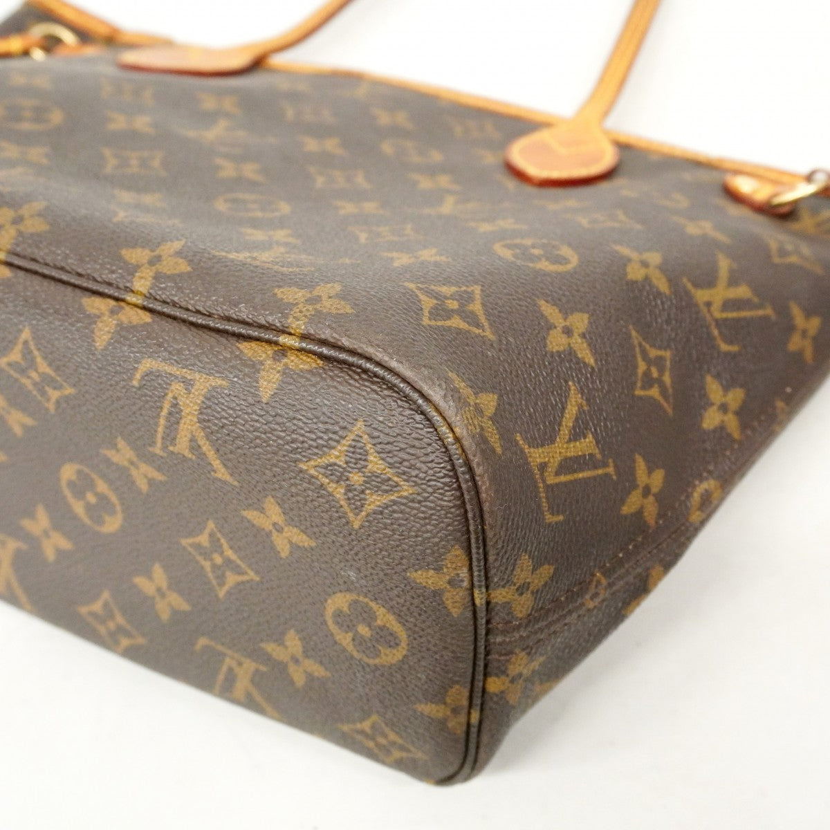 ★SALE【6cc3125】ルイヴィトン トートバッグ モノグラム ネヴァーフルPM M40155 ブラウン【中古】レディース