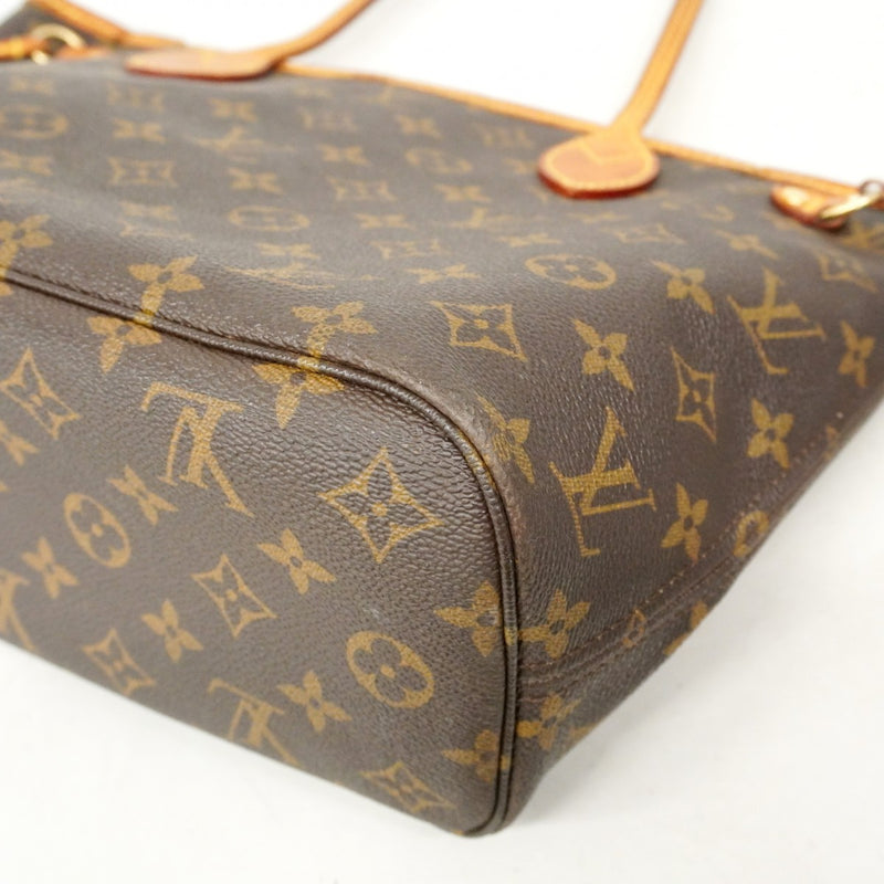 ★SALE【6cc3125】ルイヴィトン トートバッグ モノグラム ネヴァーフルPM M40155 ブラウン【中古】レディース