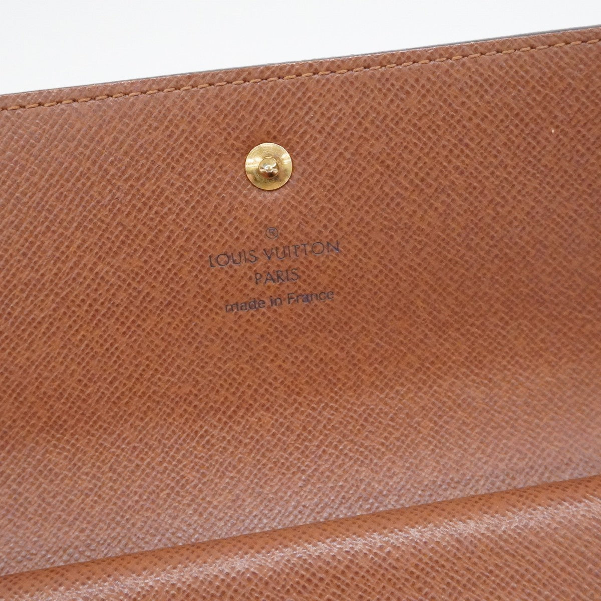 【6cc3148】ルイヴィトン 三つ折り長財布 モノグラム ポルトフォイユインターナショナル M61217 ブラウン【中古】メンズ レディース ユニセックス